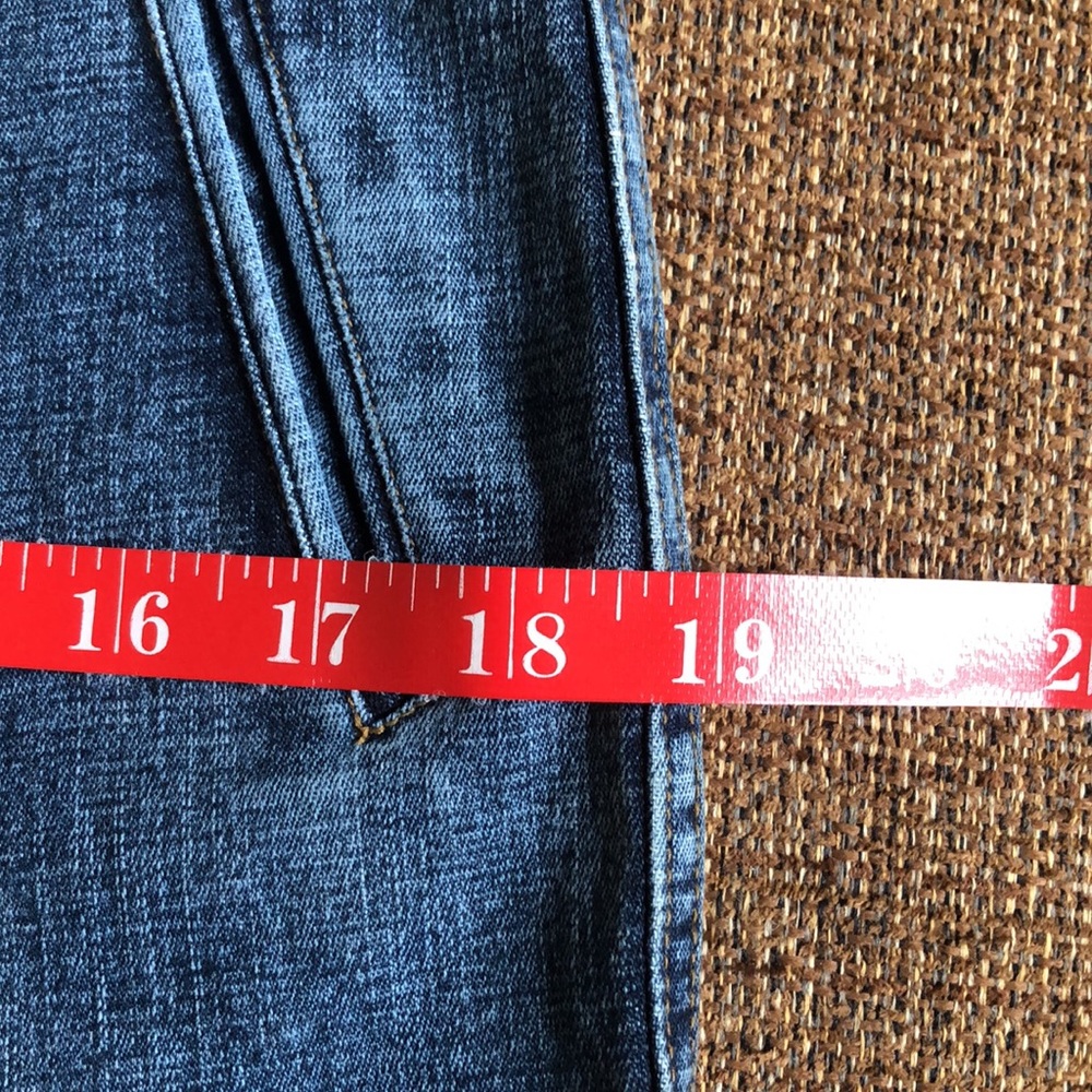 Blue Wide Leg Jeans - Picture 8 of 10